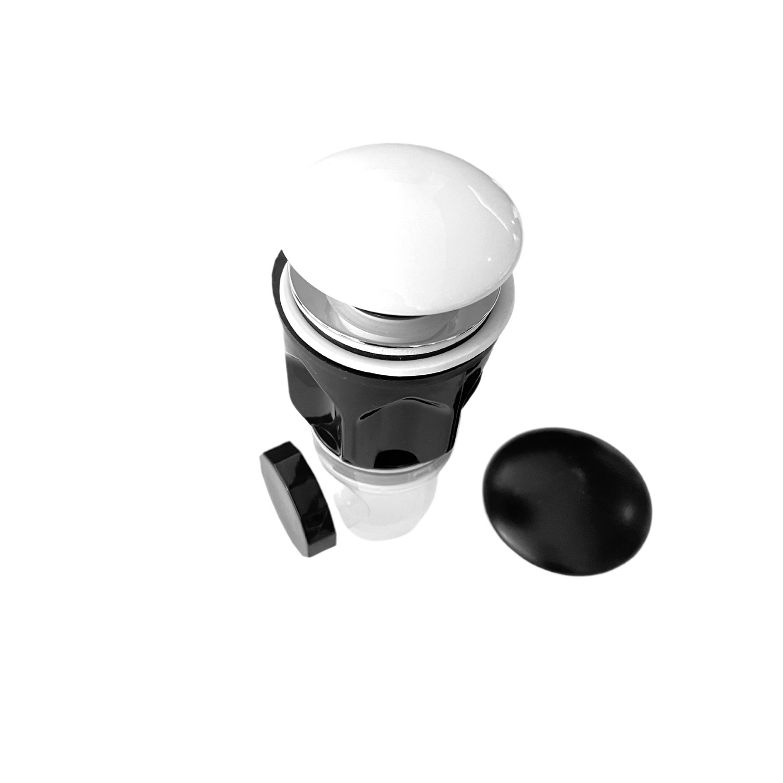 Dispositivo de rebote de lavabo de mano núcleo de rebote antiodor universal modo dual de lavabo de cerámica accesorios de agua