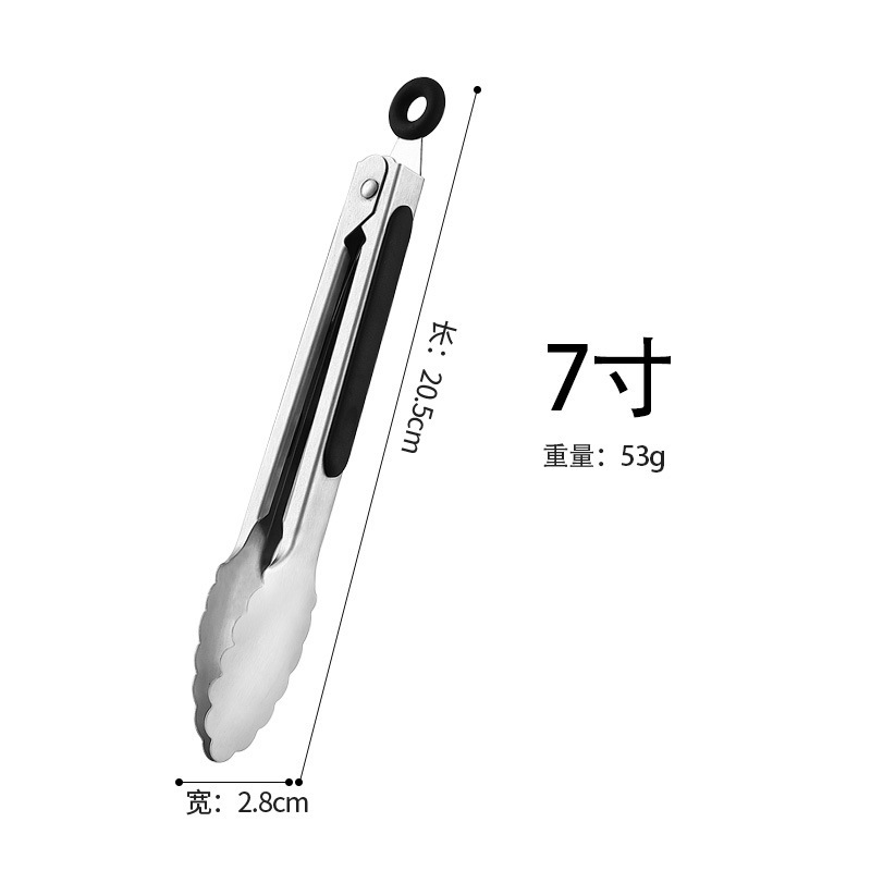 Clip de comida Clip de comida antideslizante de acero inoxidable Clip de bistec Clip de barbacoa Clip anti-escaldado Clip para hornear FCM resistente a altas temperaturas