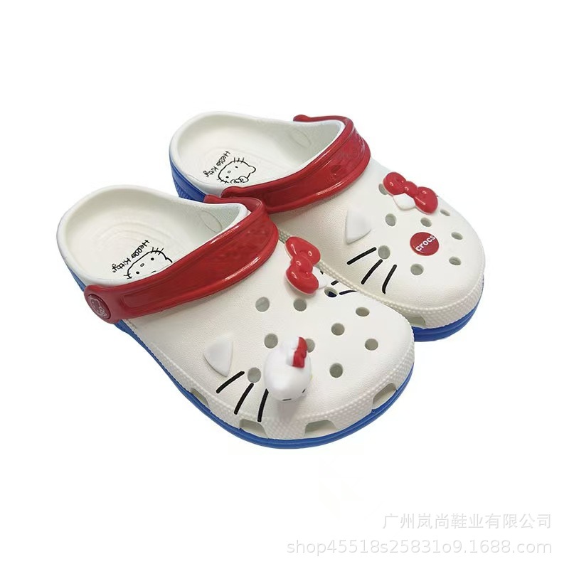 Zapatos con agujeros para niños estrella clásicos Sandalias de bebé para hombres y mujeres Verano para niños pequeños y medianos Baotou antideslizante e impermeable marea se puede vender al por mayor