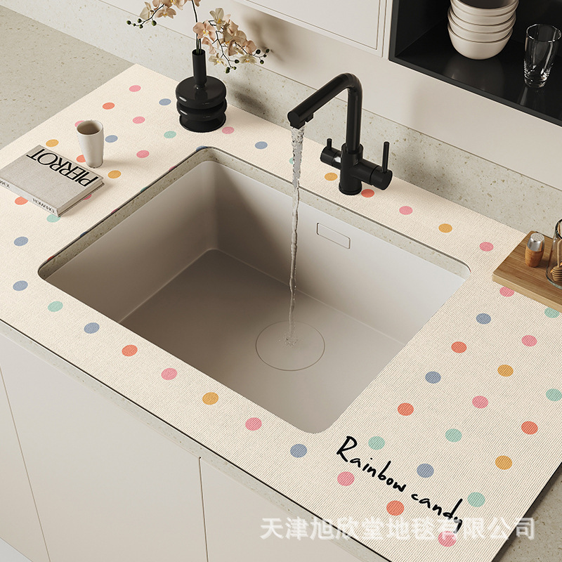 キッチンカウンタートップ排水マット蛇口シンク吸収マット浴室トイレシンク速乾性フロアマット|undefined