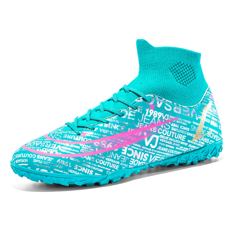 2023 últimas uñas largas de fútbol al aire libre de fútbol para hombres césped artificial TF uñas rotas fondo de entrenamiento para hombres y mujeres zapatillas de deporte