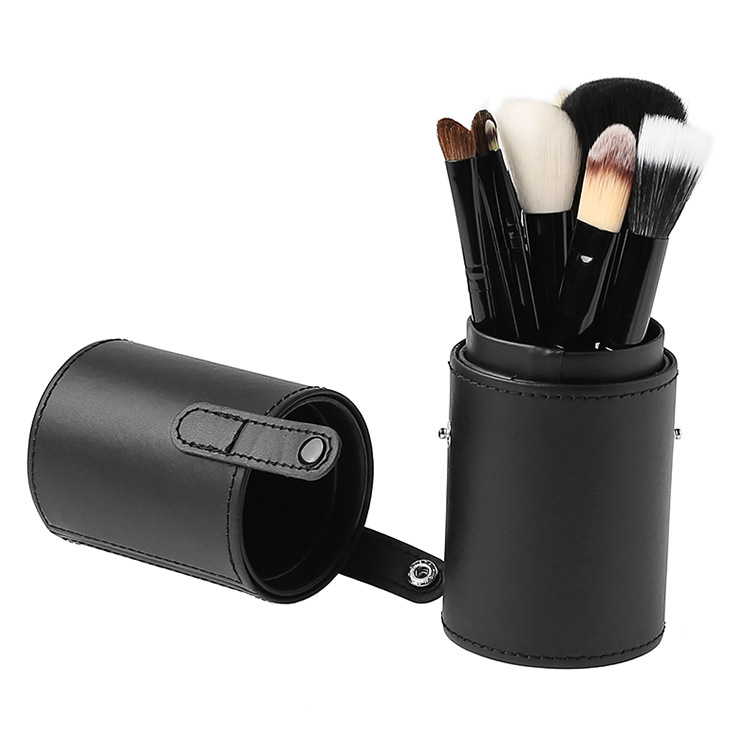 Wholesale of foreign trade quality products: 12-piece makeup brushes, wool cylinder makeup brush sets, 12-piece cylindrical makeup brushes, makeup tools undefined