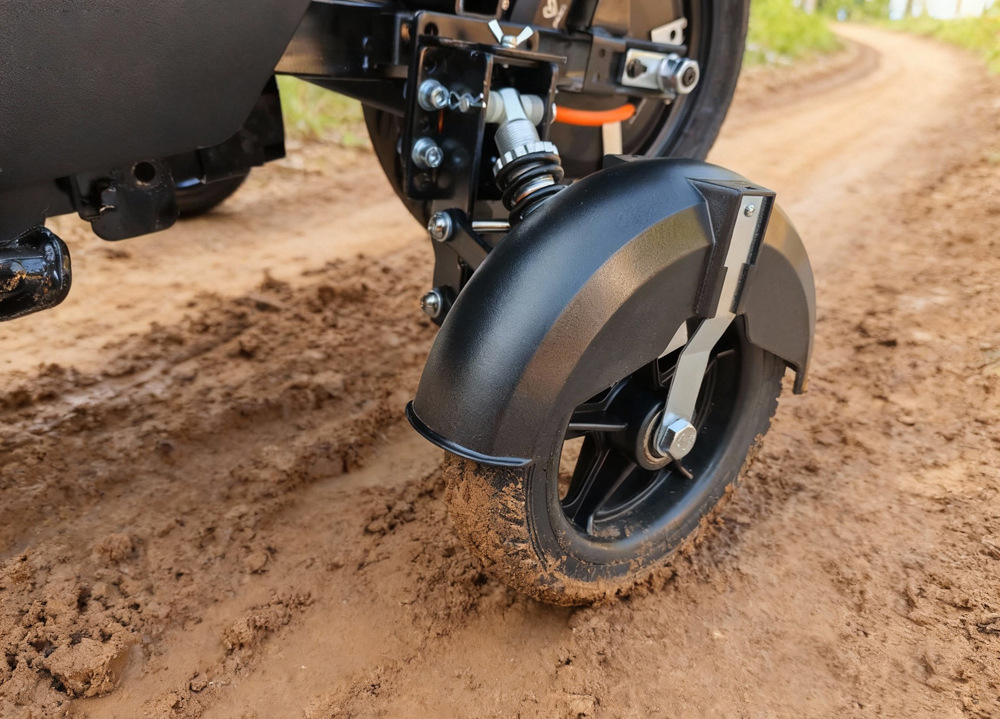 Electric Vehicle Auxiliary Wheel, Mudguard, Balance Wheel, Special 8inch Wheel Rear Wheel for Electric Scooter
