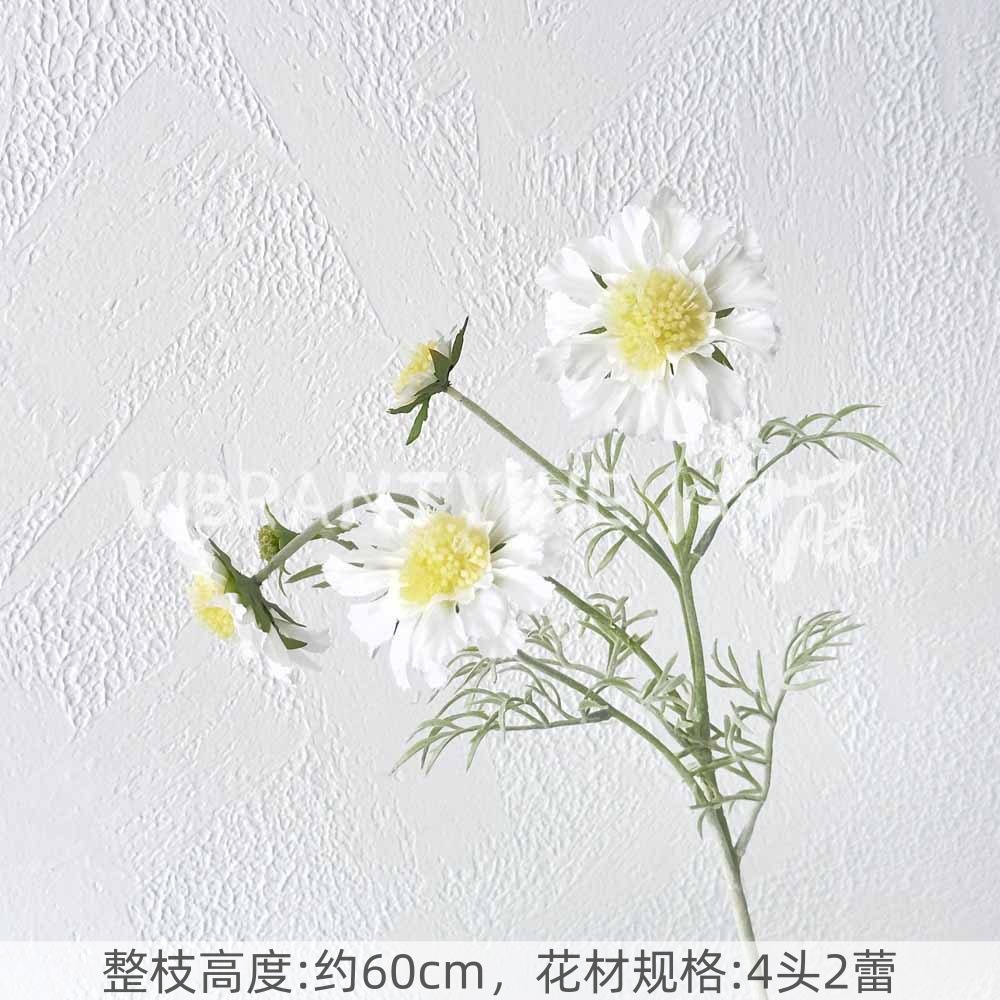 Arreglo de flores de guía de diseño de bodas blanco Arreglo de flores de guía Sala de estar del hotel Decoración de flores falsas Fábrica de flores artificiales al por mayor