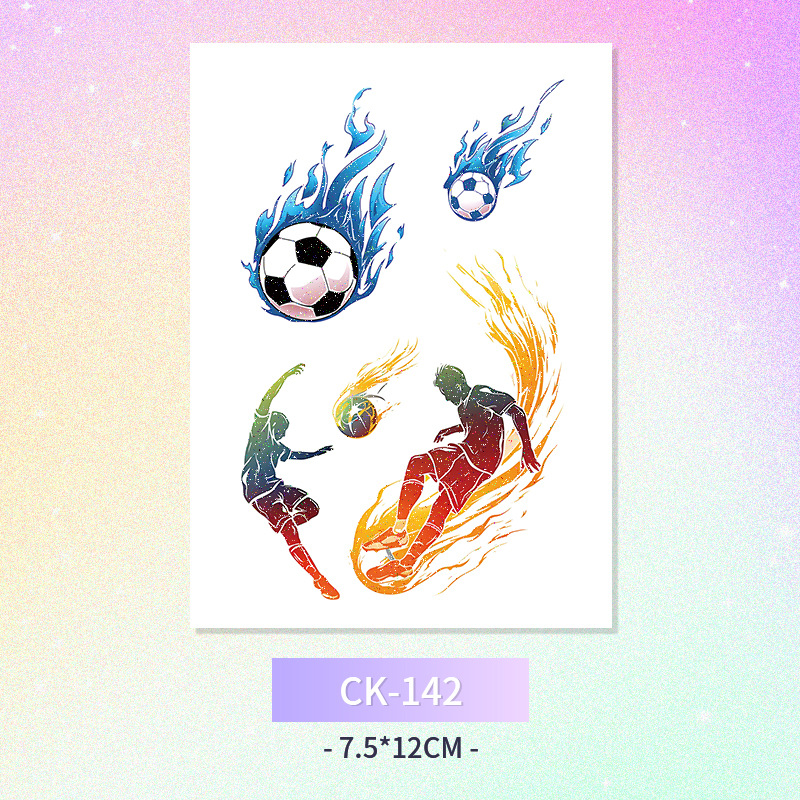 Glitter mariposa cara pegatinas tatuaje pegatinas hadas lavable impermeable de larga duración lindo unicornio ciervo Luna Estrella Planeta