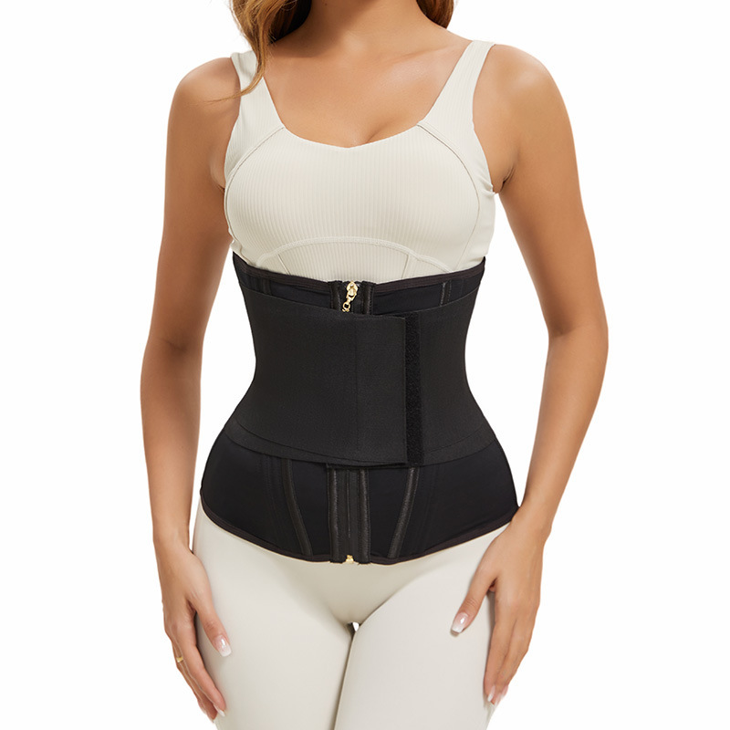 Nuevo listado cinturón deportivo cinturón zipper reloj de arena cinturón plástico tela de malla cintura sellado vestido de cuerpo