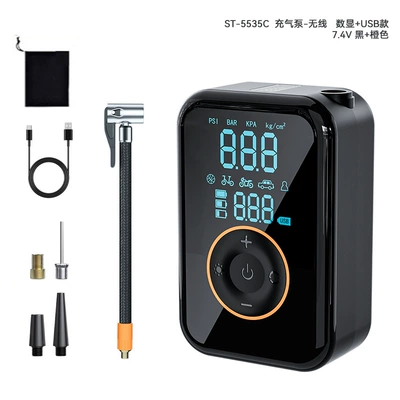 Cross-Border Wireless Car Air Hava nasosu - st-5535cwireless-digital-display-air-pump-74vantibackflow