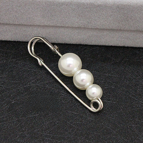 Simple and Fashionable Multiple Specifications Pearl Pins, Simple Scarves, Silk Scarves, Knitwear Buttons, Brooch Accessories, Cardigan Needles and Pins