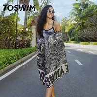 TOSWIM быстросохнущее банное полотенце Приморское солнцезащитное пляжное впитывающее полотенце с горячими источниками для плавания портативное быстросохнущее полотенце для фитнеса