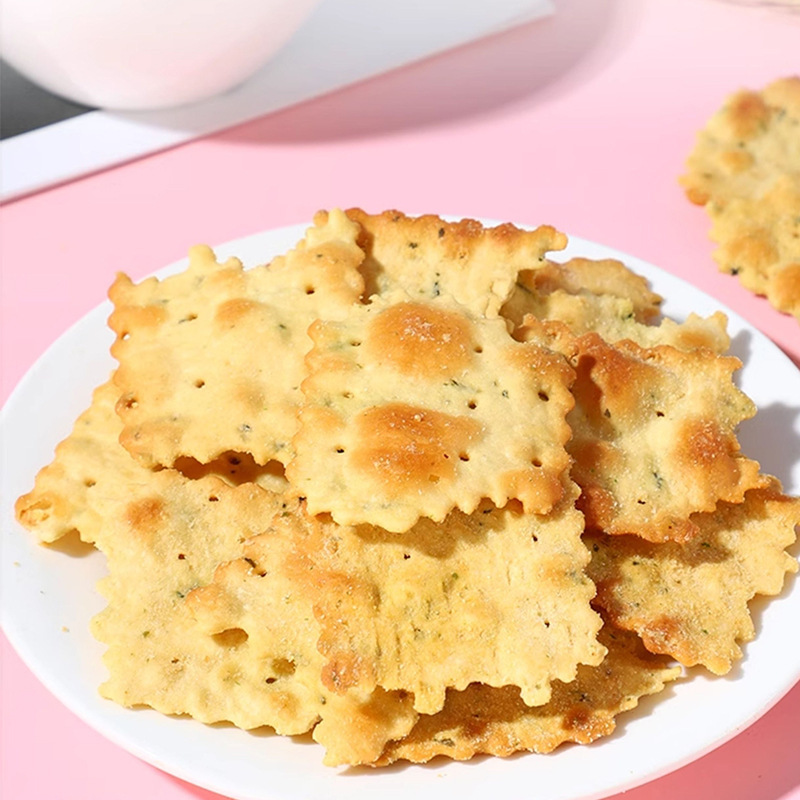 香美客苏打饼干80g菇菇珍好鱿鱼味轻咸酥脆追剧办公室休闲零食|undefined