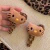 Leopard print BB clip—single