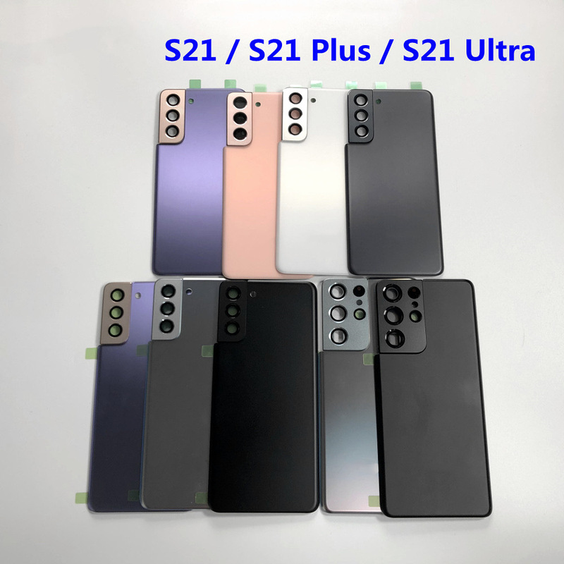 For Samsung S21 battery back cover S21 + back shell glass S21Ultra back screen cover Shell + mirror frame For Samsung S21 battery back cover S21 + back shell glass S21Ultra back screen cover Shell + mirror frame