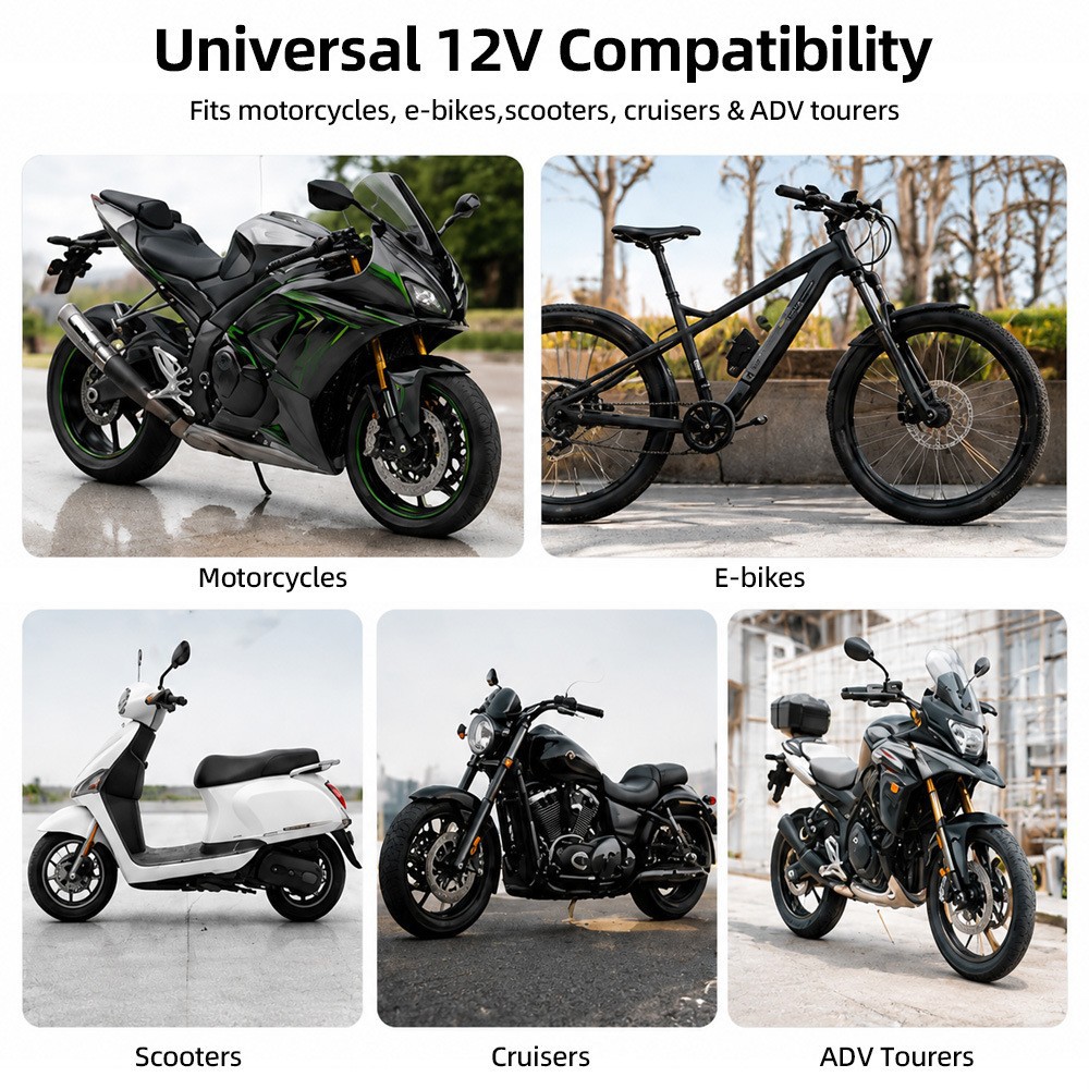 Cross-border motorcycle recorder, high-definition waterproof motorcycle recorder, WiFi connectivity, dual front and rear recording of driving trajectory