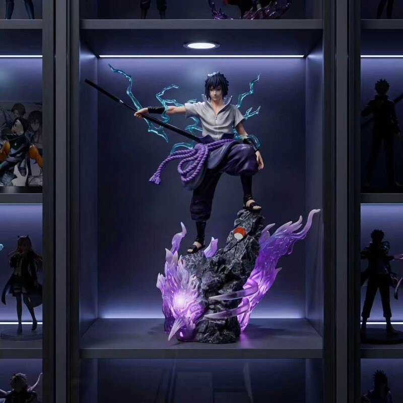 Naruto—Premium Edition Uchiha Sasuke Anime Series Gk Figure Model Statue Decoration Trendy Toy Boxed Set