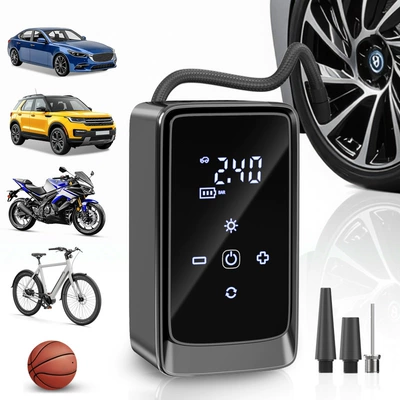 Avtomobil Hava Nasosu, Portativ Yüksək Güclü Elektrikli Təkər Şişirdicisi, Çoxfunksiyalı Hava Nasosu