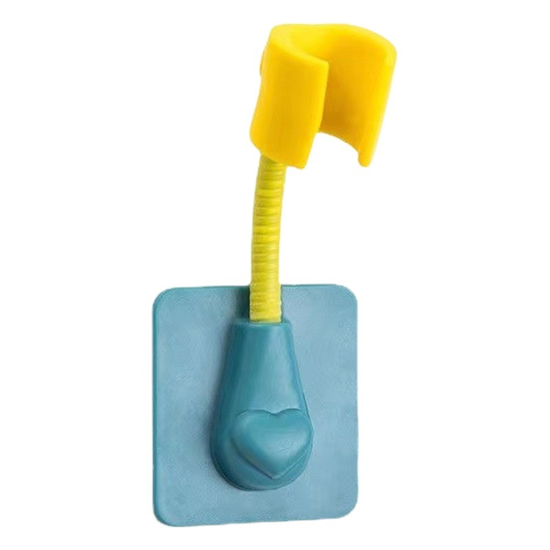Punch-free shower bracket adjustable shower head hanger bathroom shower artifact rain Lotus canopy fixed wall base