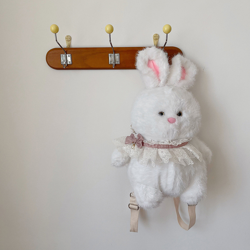 Bonito oso, mochila para niños y niñas, muñeca, conejo bebé, mochila pequeña, 2024 nuevo bolso de peluche para niños