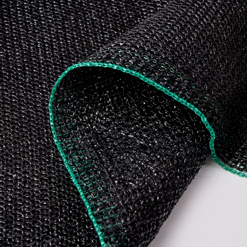 黑色遮阳网户外庭院遮荫网加密包边打孔遮光网加密加厚防寒网