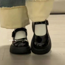 厚底玛丽珍鞋女2025新款春夏复古百搭增高日系jk配裙子学院小皮鞋