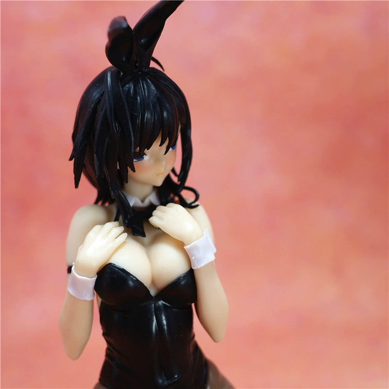 Фигурка (Yokoyama Ishimi) зайчиха, 15 см, ручная роспись, коллекционная