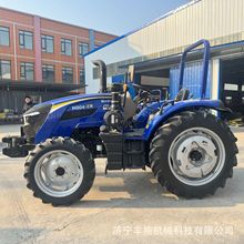 雷沃804-3X中型四驱拖拉机80马力农用开荒犁地播种施肥轮式拖拉机