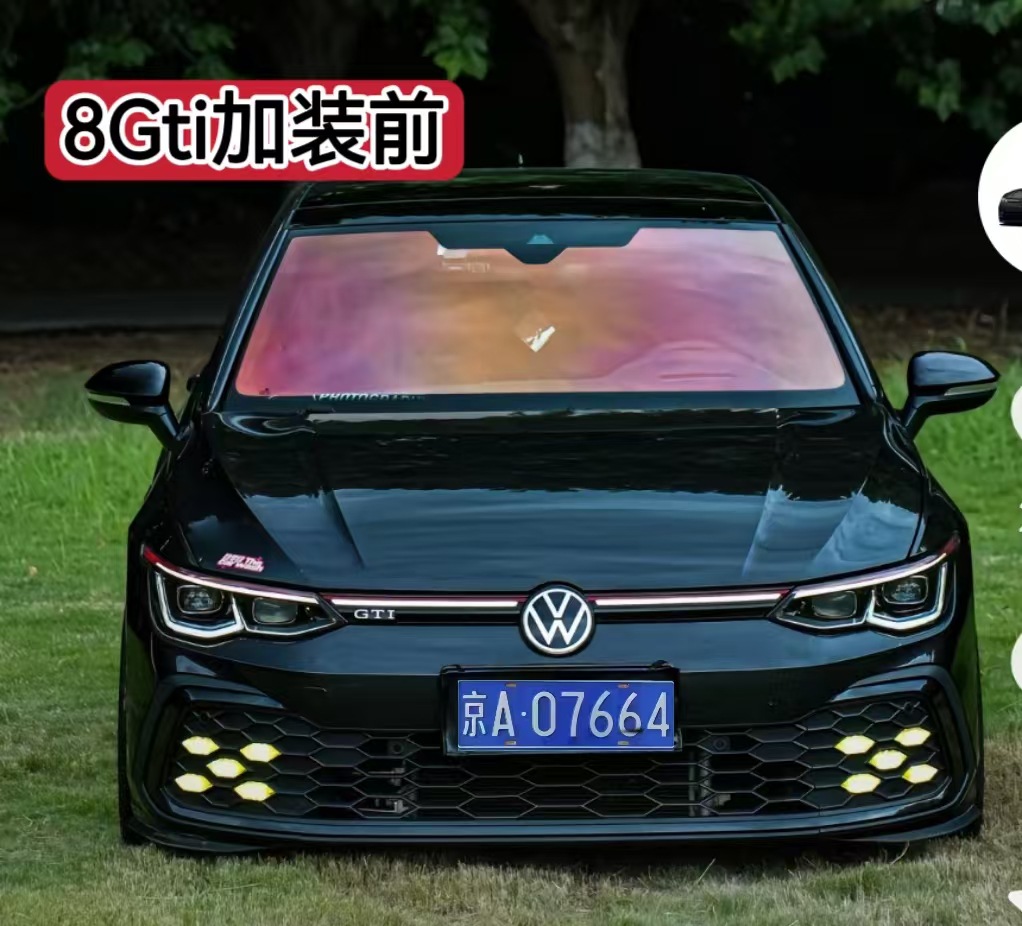 Applicable Golf 8 fangs 8Rline 8gti fangs modified front shovel front lip tail lip rear lip CS surround kit