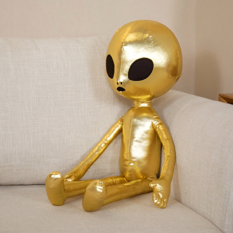 Bobbi Oso Lindo de LA PU de cuero brillante Alien muñeca de peluche de juguete creativo divertido grande máquina de agarre transfronteriza muñeca