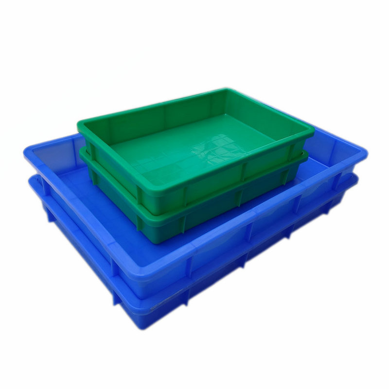 配件元件盒堆叠塑料方盘五金电子分类周转盒物料收纳盘仓储货架箱