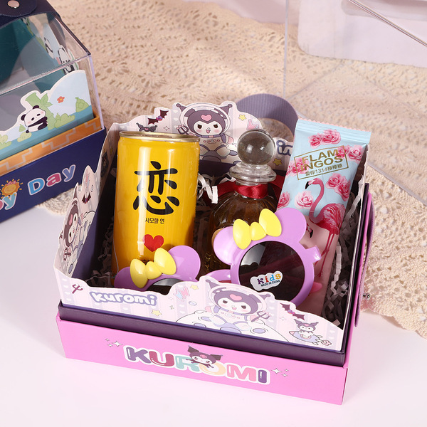 Acrylic transparent cartoon children's gift box