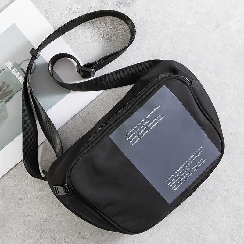 Japanese one-shoulder bag for men and women, chest bag for leisure, sports shoulder bag