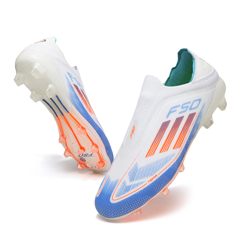 European Cup F50 Cross-Border Football Shoes for Men and Women, Youth, and Students, with Long Spikes for Grass and Short Spikes for Turf, Suitable for Competition and Training