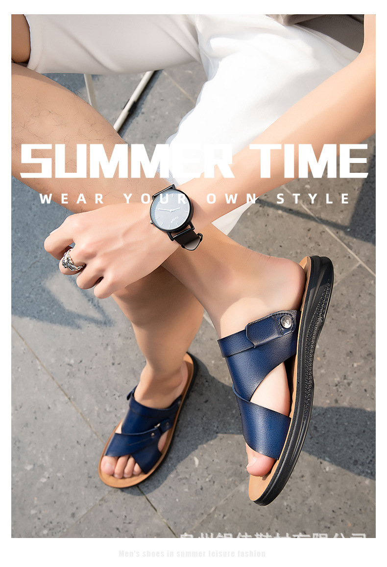 Breathable Men's Sandals For Summer Beach Casual Wear Stylish_voghion.com