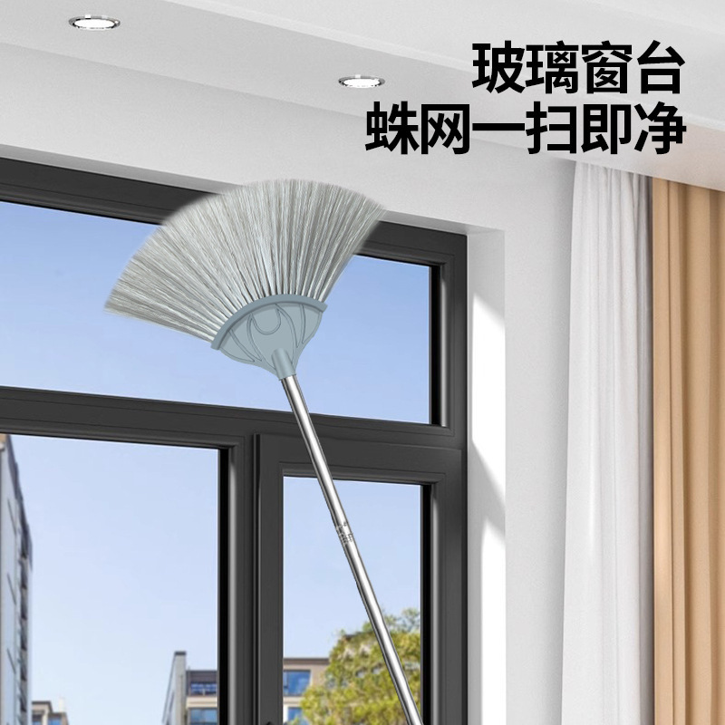 Long Pole Broom for Cleaning Ceiling and Roof, Dust Removal, Spider Web Cleaning, Essential for Household Cleaning, Simple Dust Broom Long Pole Broom for Cleaning Ceiling and Roof, Dust Removal, Spider Web Cleaning, Essential for Household Cleaning, Simple Dust Broom