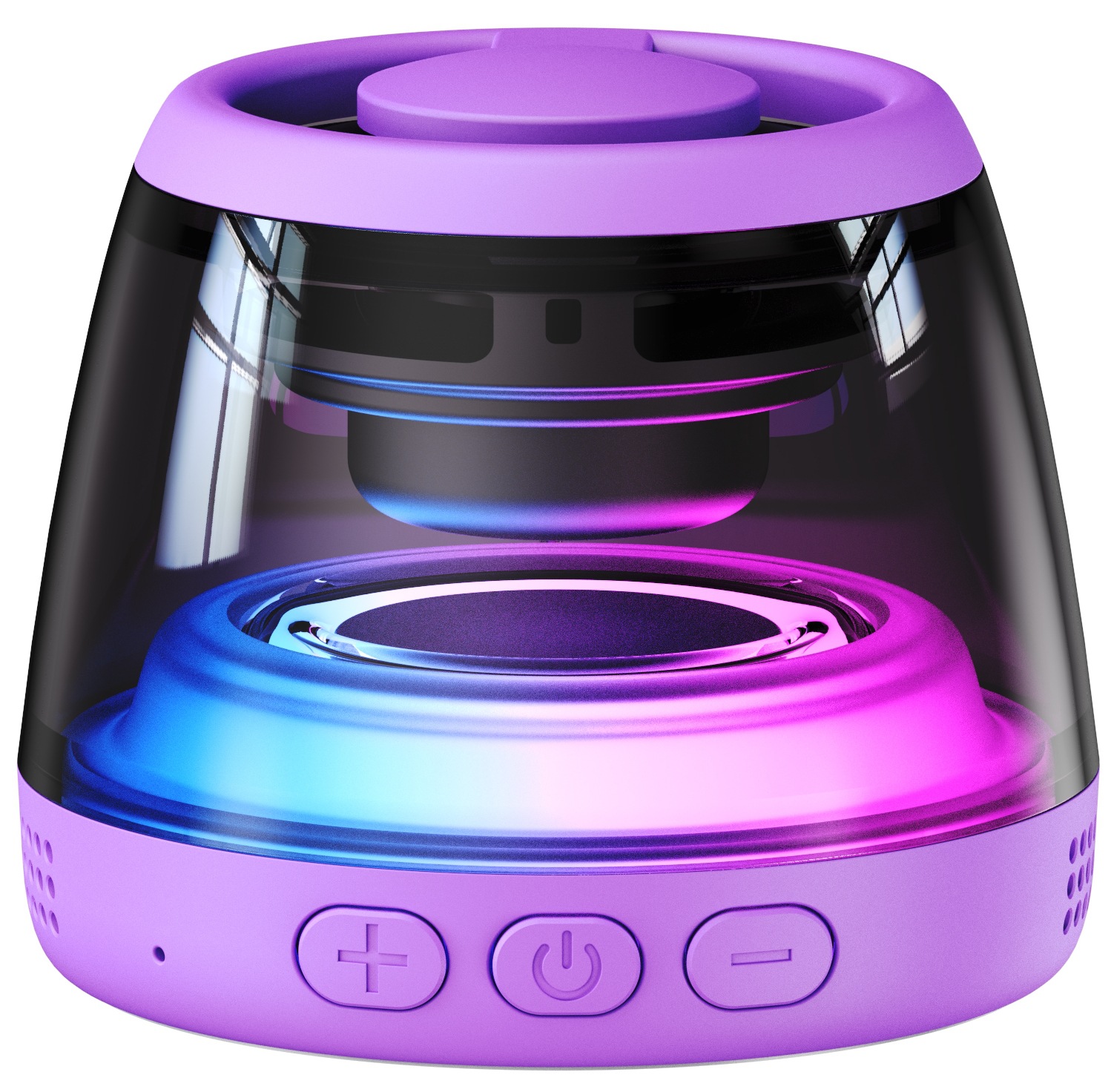 Altavoz Bluetooth magnético M2 transfronterizo Tarjeta inalámbrica Altavoz de luz ambiental Mini RBG Subwoofer Liuli Sonido Bluetooth