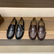 ƽ�׺�ɫӢ���LСƤЬ��ЬŮЬ��2025�¿��ﶬ���͹���ȹ�Ә���Ь