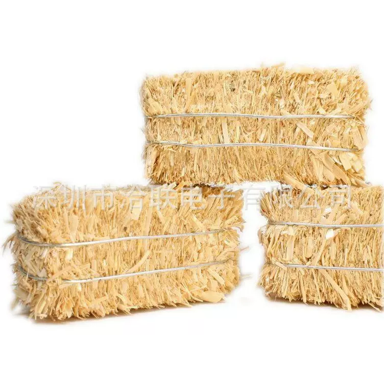 亚马逊mini hay miniatural straw bale迷你微缩干草堆娃娃屋摆件