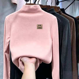德绒儿童秋冬季女童宝宝打底衫小女孩保暖内搭时尚长袖上衣冬装潮