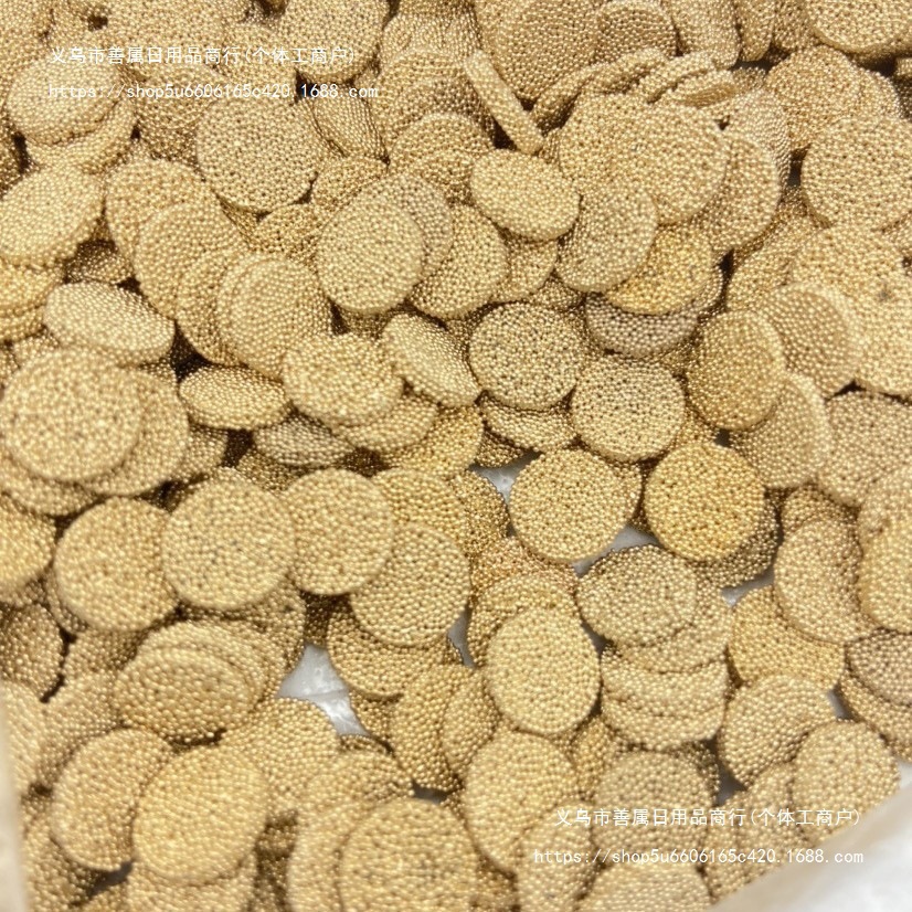 黄铜滤片排气过滤片销消声片透气滤过片颗粒片