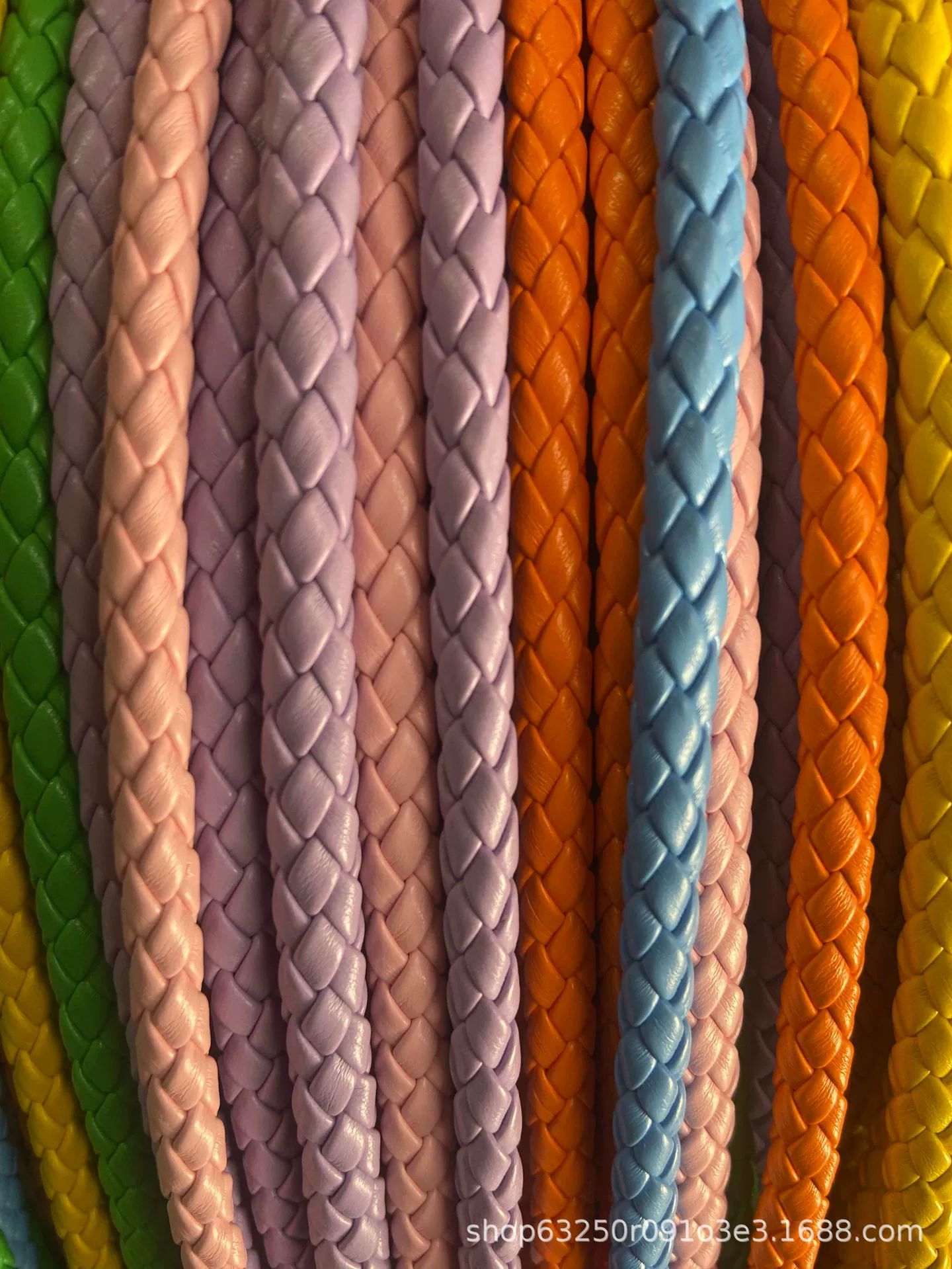 Ленточная веревка Кожаная веревка Веревка из воловьей кожи Плетеная кожаная веревка Красочные плетеные кожаные аксессуары Одежда Обувь Сумки Подарок