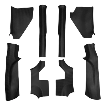 Dekorativ pedal başlıqları – for Tesla Model Yl Six-Seater