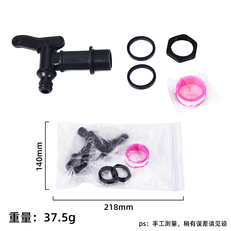 IBC Ton barril de salida conector Ton barril accesorios grifo de plástico al por mayor cubo de plástico barril de agua conector del tanque