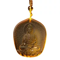 Капает Guanyin Ожерелье Стеклянный кулон Майтрейя Будда свитер цепи узел маленькая красная книга тот же стиль горячей продажи оптовая продажа фабрики