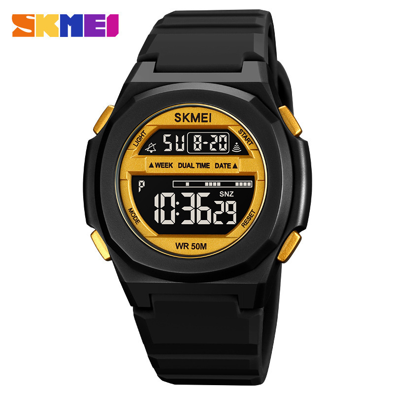 Skmei deportes al aire libre apariencia de los hombres y las mujeres multi-funcional reloj impermeable de los hombres de moda reloj electrónico 1821