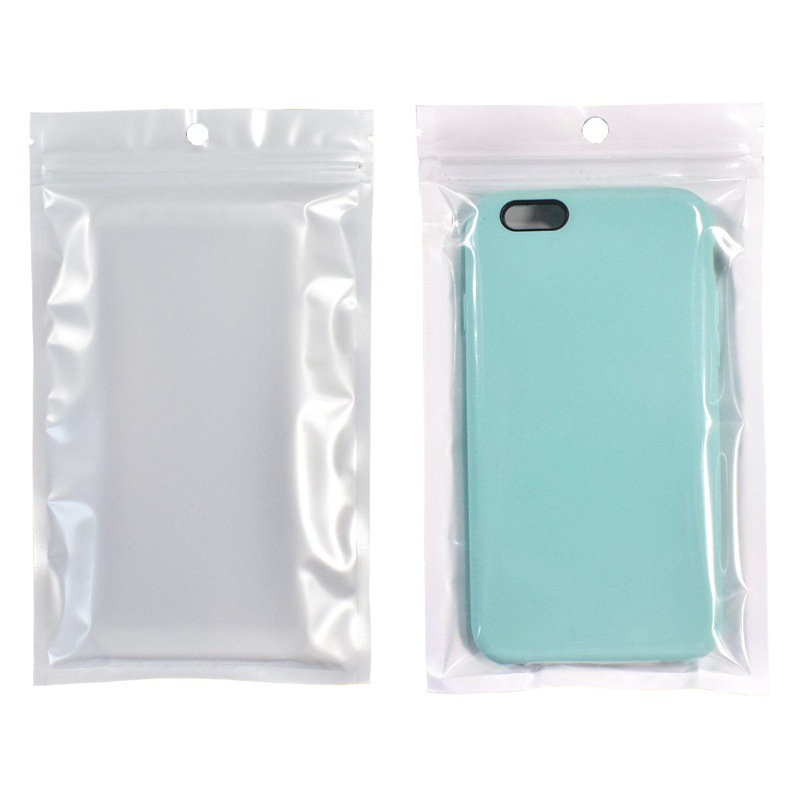 En stock bolsa de perlas autosellable Yin y Yang bolsa de hueso cáscara del teléfono móvil cable de datos bolsa de embalaje accesorios de la joyería bolsa de autosellado