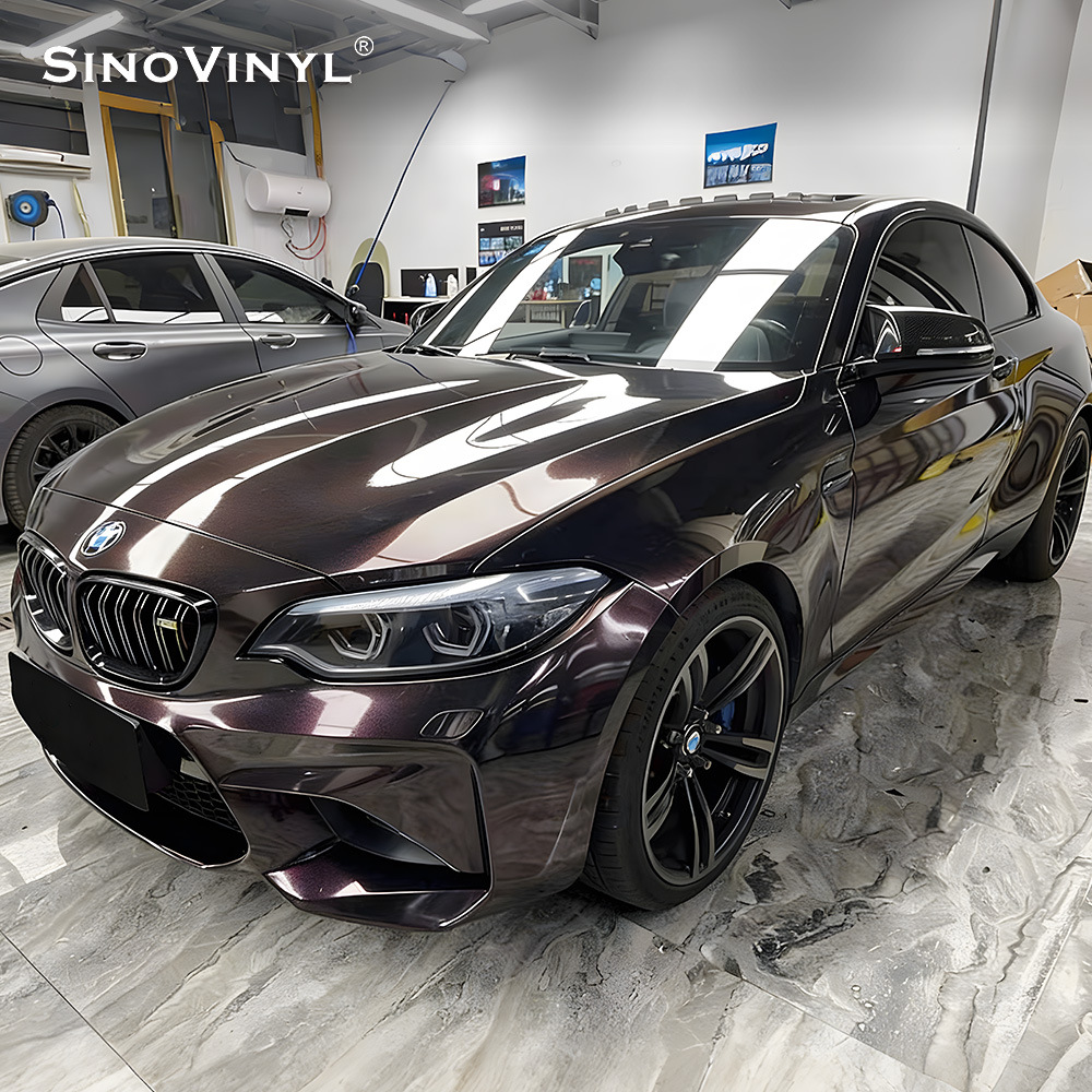 Carlake brillante camaleón coche que cambia de color película Ghost Midnight Purple body Film Ghost Midnight Blue full car Film