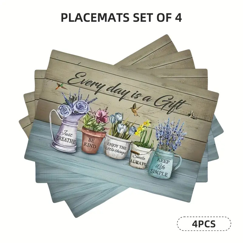 Transfronterizos lino almohadilla de mesa Aliexpress TEMU Amazon almohadilla de mesa cuadrada búfalo rojo almohadilla de Navidad Día de la Independencia