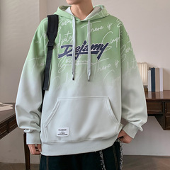 春秋款连帽卫衣男初中高中学生休闲套头上衣服青少年大童秋装外套
