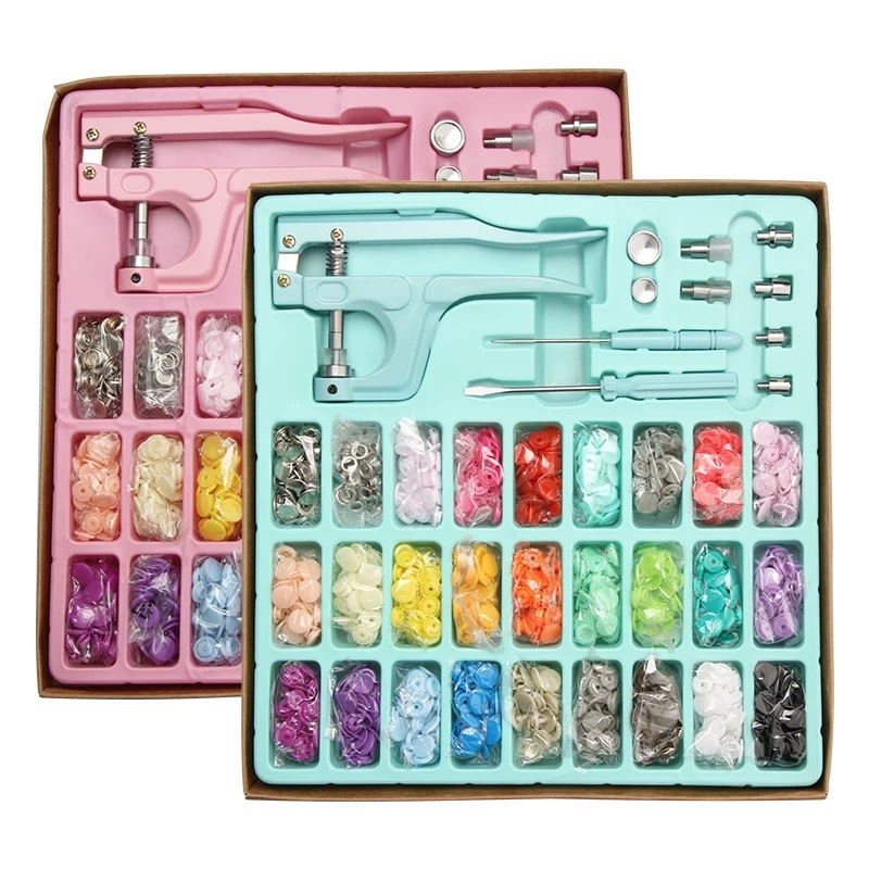 Broches de presión de resina y metal Amazon T5/T8, botones de presión ocultos, juego de herramientas de instalación con alicates de presión manual