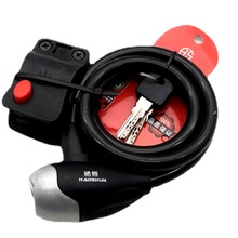 皓順自行車鎖單車鎖防盜山地車鋼纜鋼絲鎖電動車鎖公路車軟鎖配件