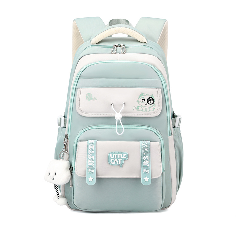 2025 nuevo estilo simple, lindo, de alto valor, mochila escolar de grado 5-6, mochila de gran capacidad para estudiantes